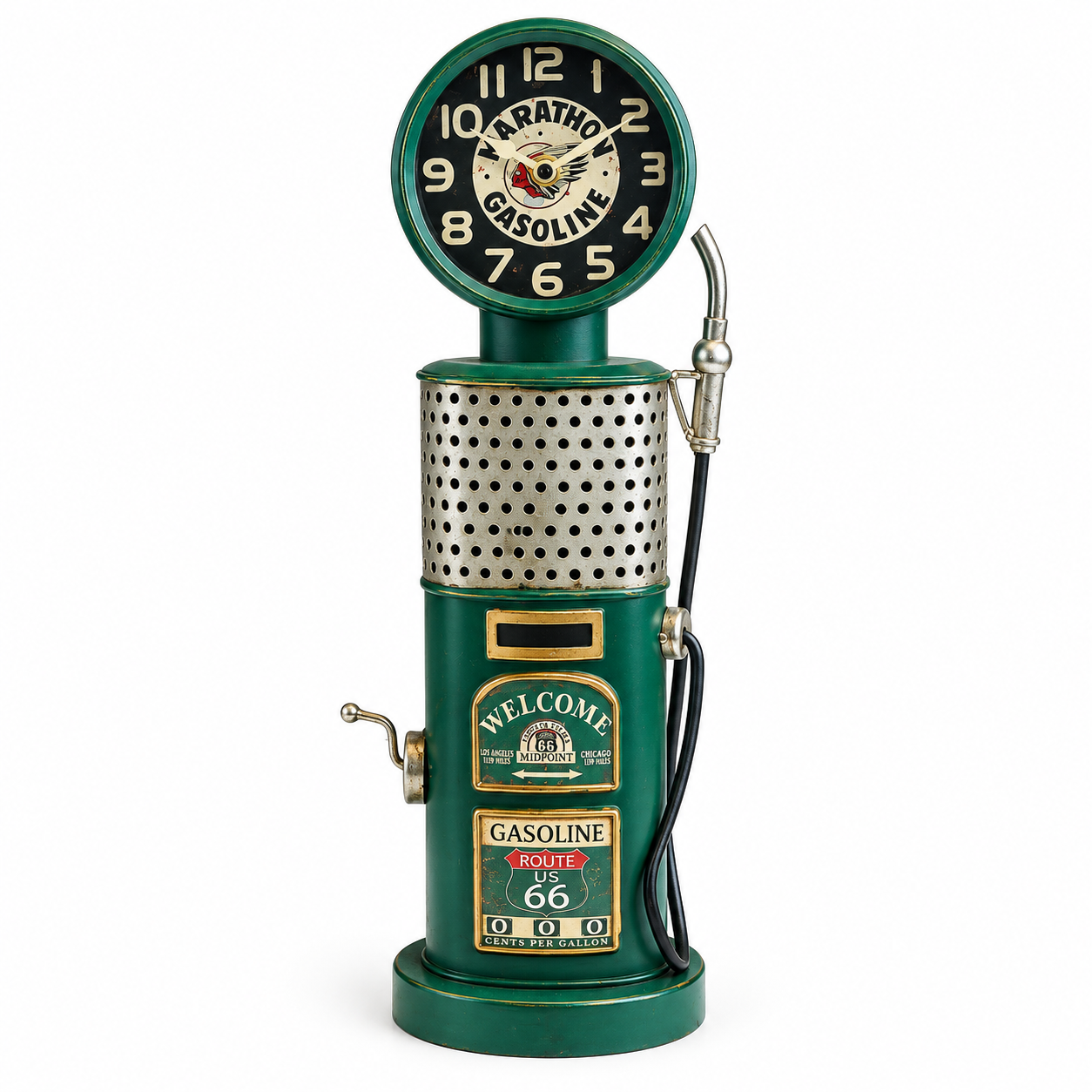 Retro Fuel Pompa Saat 18x45cm