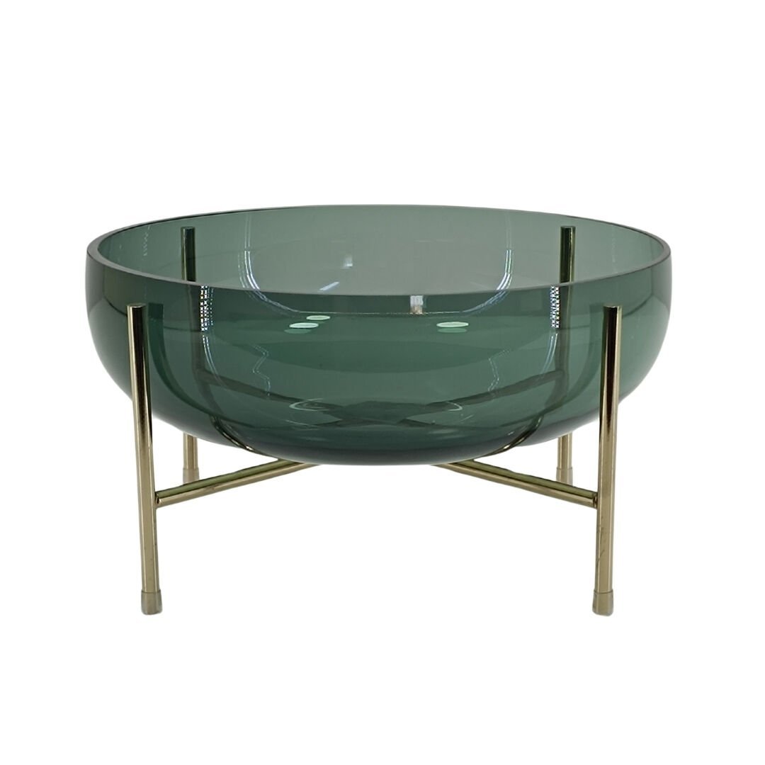 Metal Ayaklı Cam Meyvelik 16x28cm