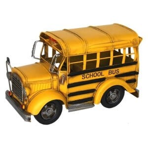 Retro Scholl Otobüs 18x31cm