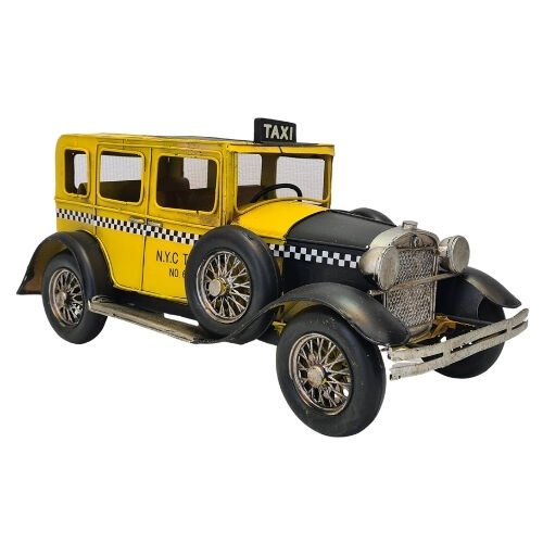 Retro Metal  Newyork Taxi 15x32cm