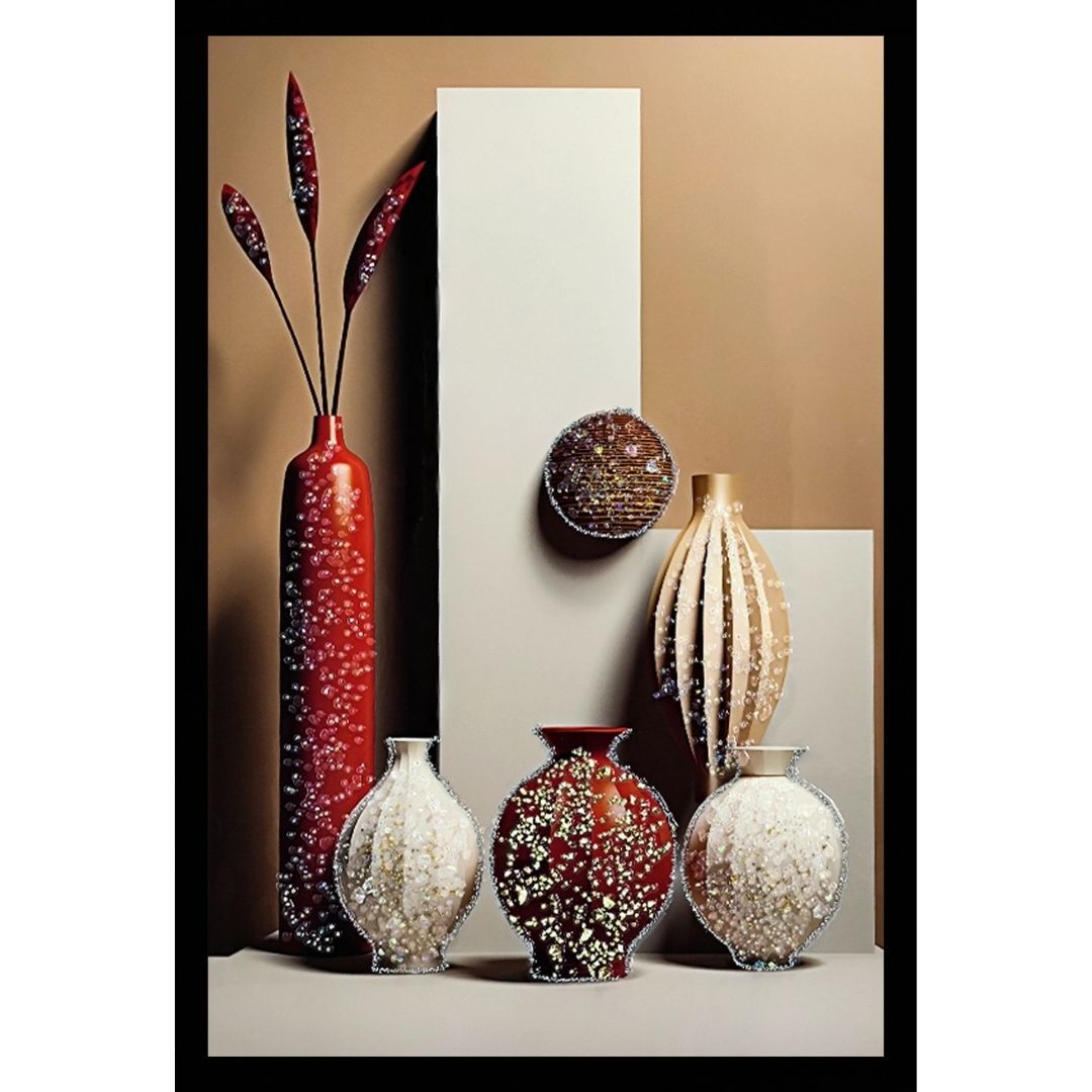 Epoksi Vazolar Tablo 75x115cm