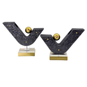 2li Set Metal Obje 25x29cm
