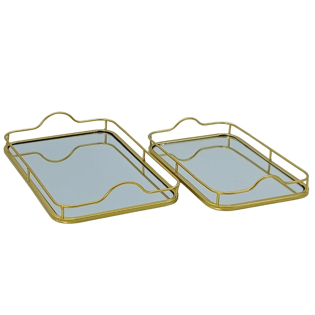 2li Set Dekoratif Tepsi 23x33cm