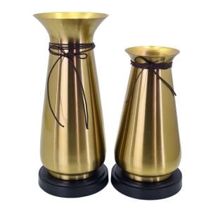 2li Set Metal Vazo 15x35cm