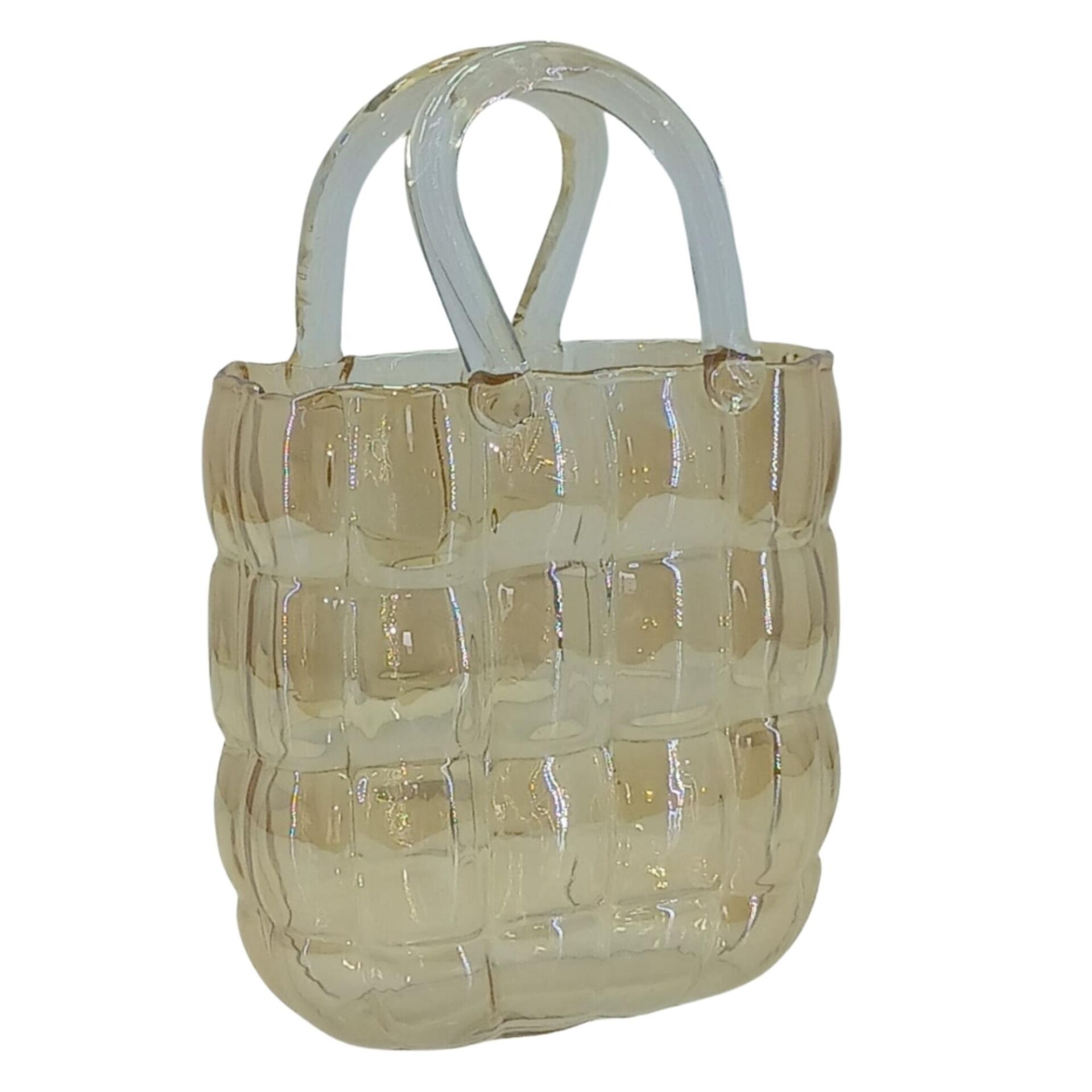 Çanta Cam Vazo Bal 18x28cm