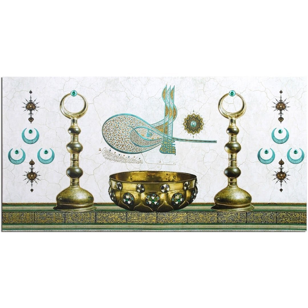 Osmanlı Motifli Tablo 60x120cm