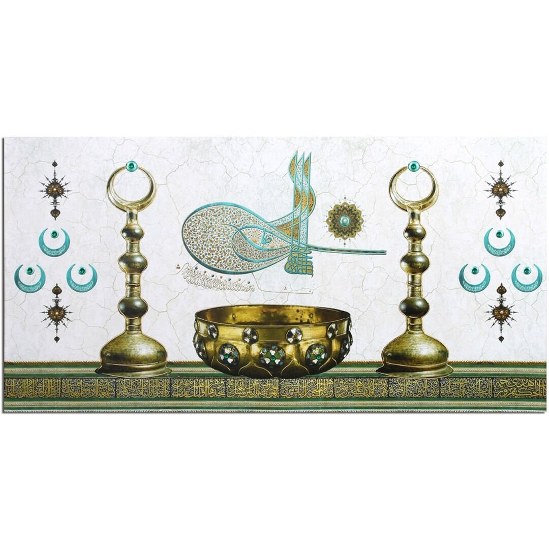 Osmanlı Motifli Tablo 60x120cm