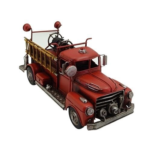 Retro Metal İtfaiye 10x29cm