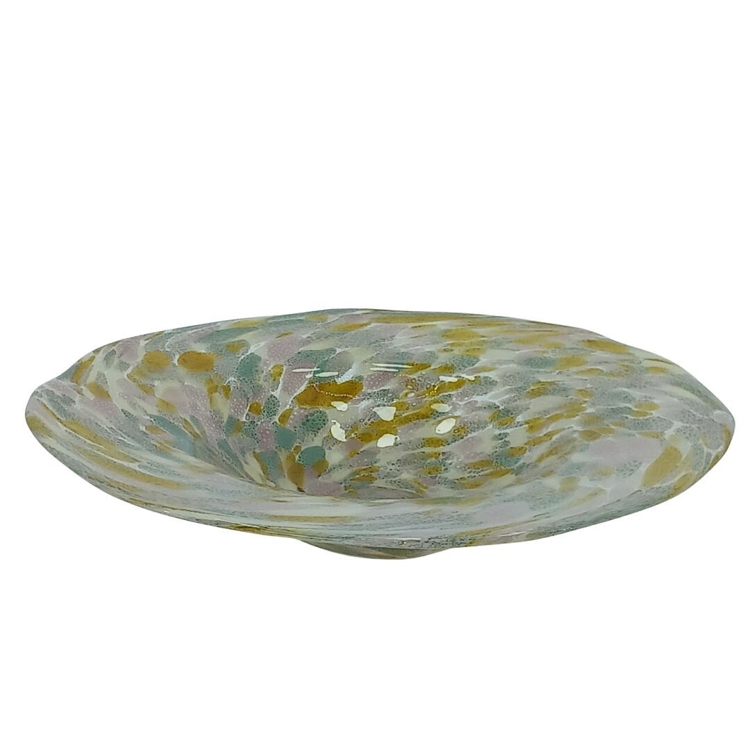 Renkli Cam Tabak 7x37cm