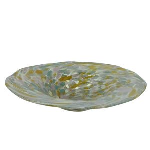 Renkli Cam Tabak 7x37cm