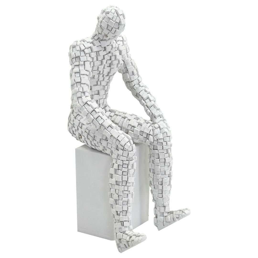 Oturan Adam Biblo 14x33cm