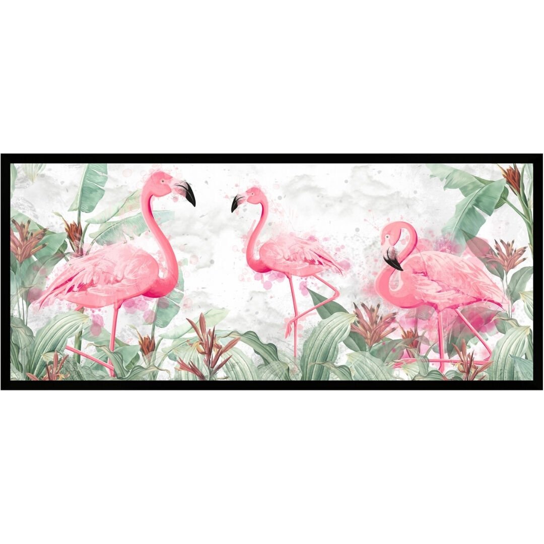 UV Flamingo Tablo 59x135cm