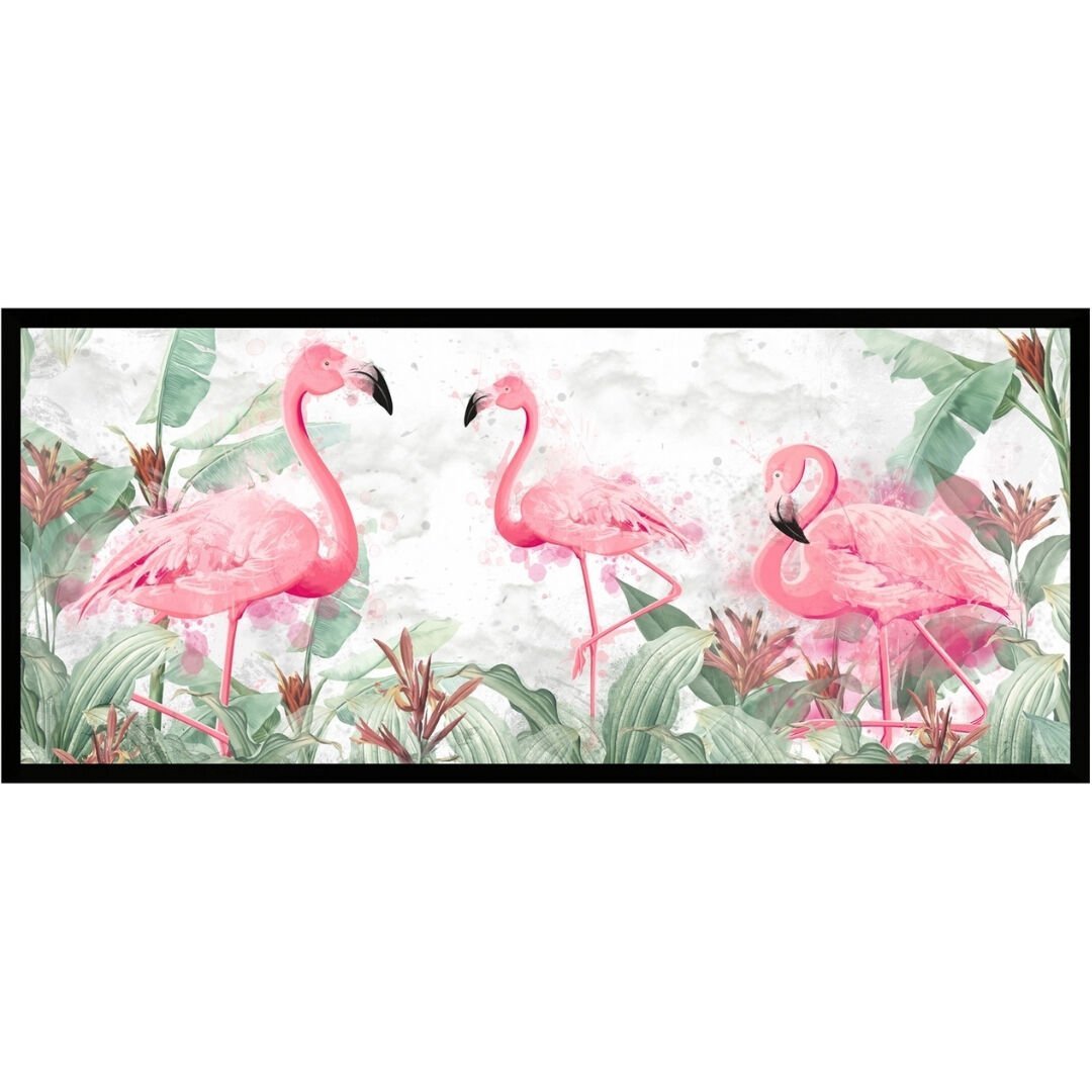 UV Flamingo Tablo 59x135cm