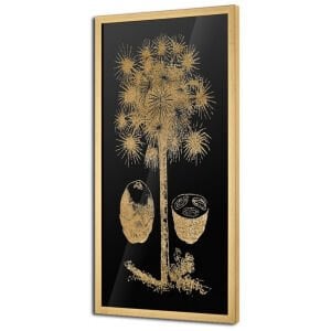 Işıltılı Palmiye Tablo 42x82cm