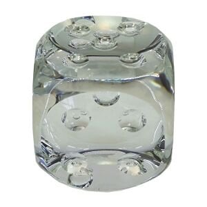 Kristal Zar Obje Büyük 11x11cm