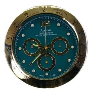 Armens Duvar Saati Yeşil 40cm