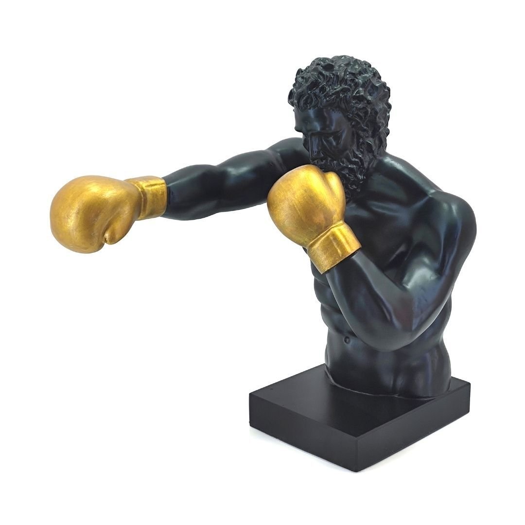 Boksör Büst Siyah 43x50cm