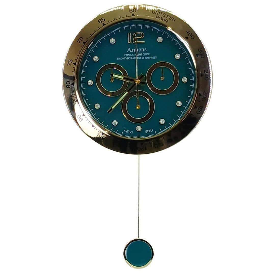 Armens Duvar Saati Yeşil 40cm