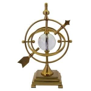 Metal Dünya Obje Eskitme 30x46cm