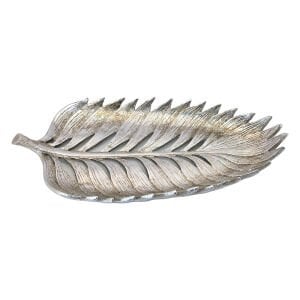 Dekor Tabak Gümüş 19x33cm