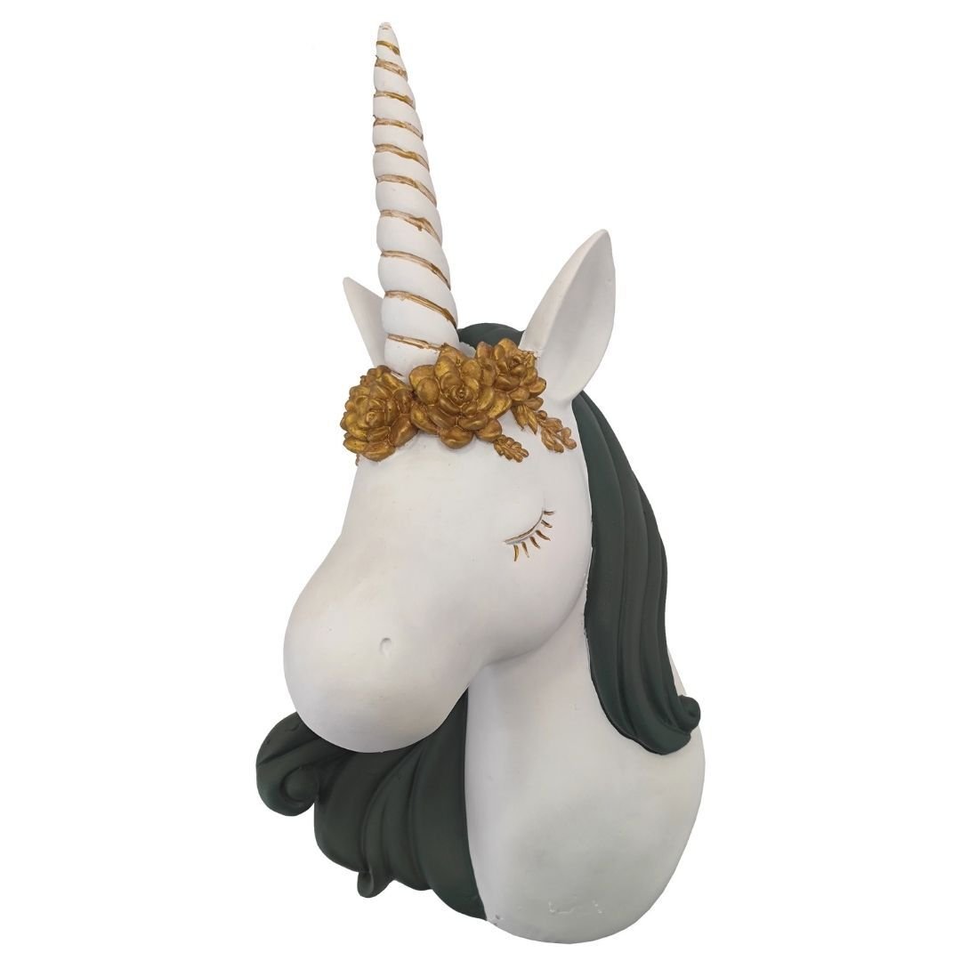 Duvardaki Unicorn Mavi 24x44cm