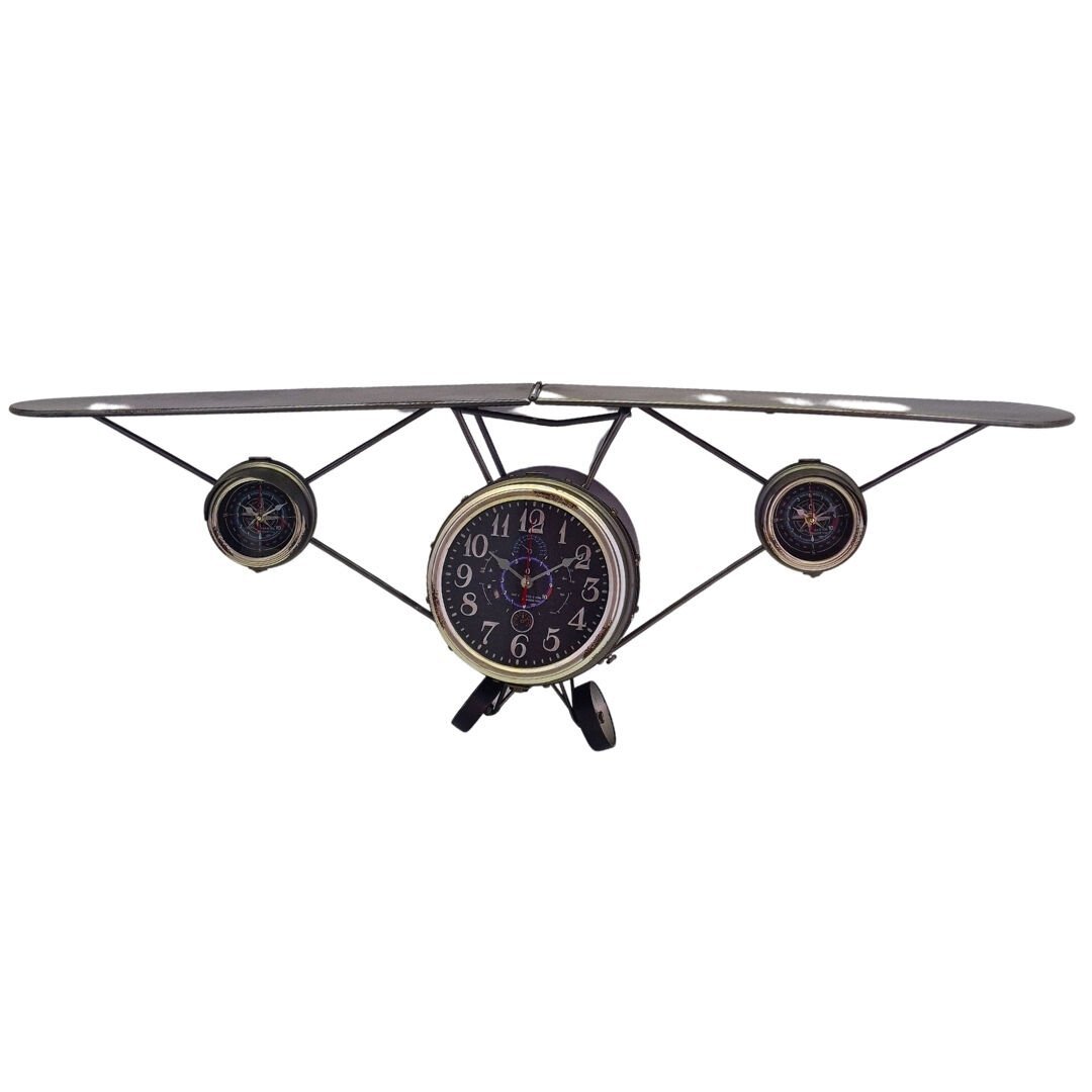 Uçak Metal Saat 40x125cm
