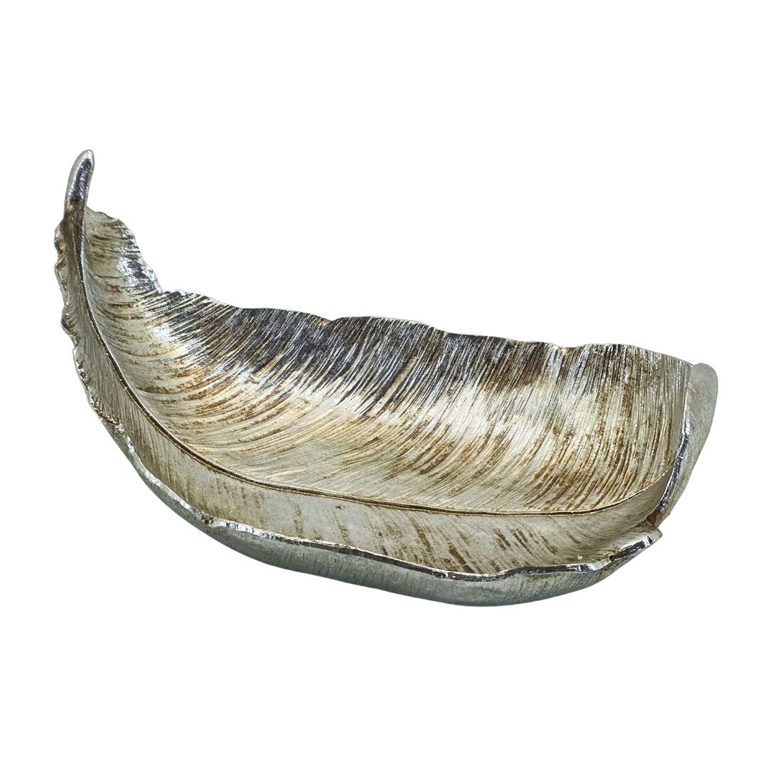 Dekor Tabak Gümüş 28x18cm