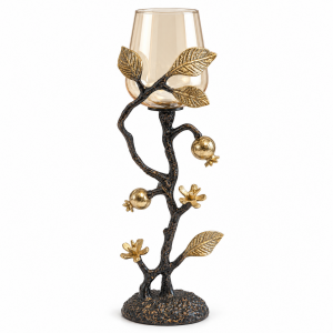 Melegrano Metal Şamdan 16x45cm