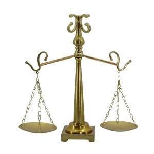 Adalet Terazi Gold Eskitme 45x53cm