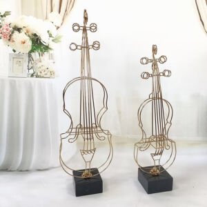 2li Set Metal Keman Eskitme 22x68cm