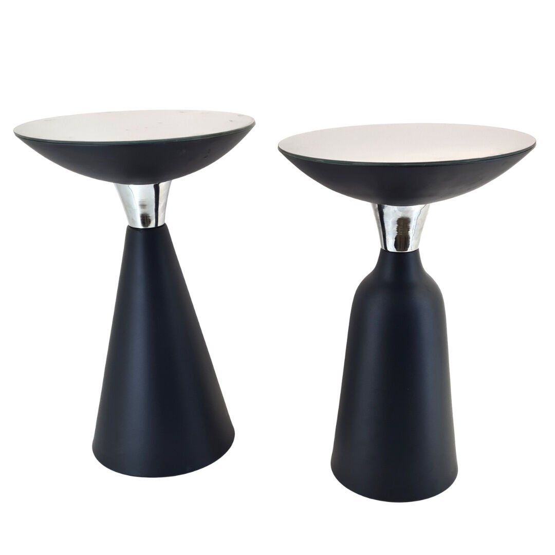 2li Set Metal Sehpa 42x42x65cm