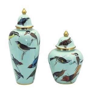 2li Set Küp Kuşlar 19x46cm