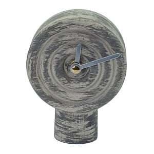 Dekoratif Masa Saati Gri Eskt. 12x16cm