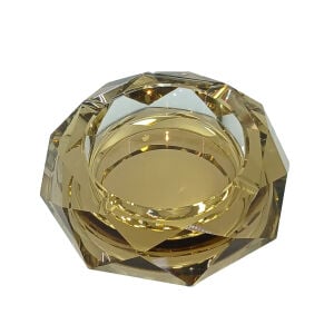 Kristal Kül Tablası Bal 15x15cm