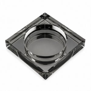 Kristal Kül Tablası Füme 13x13cm