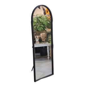 Metal Ayaklı Boy Aynası Siyah 67x163cm