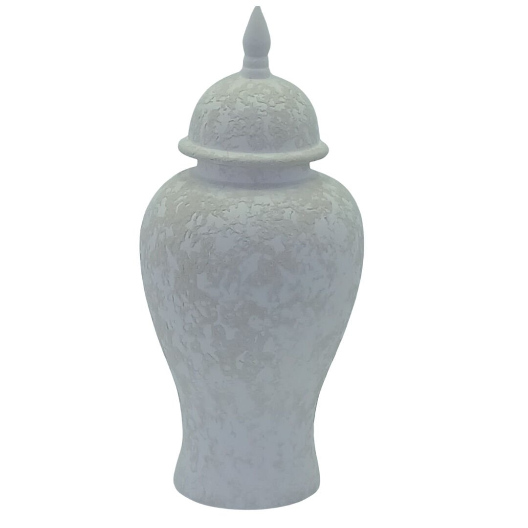 Seramik Küp Beyaz 18x40cm