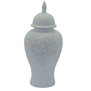 Seramik Küp Beyaz 18x40cm