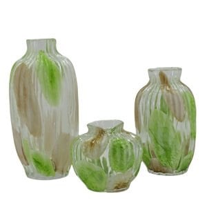 3lü Set Bahar Cam Vazo 2| 20x40cm