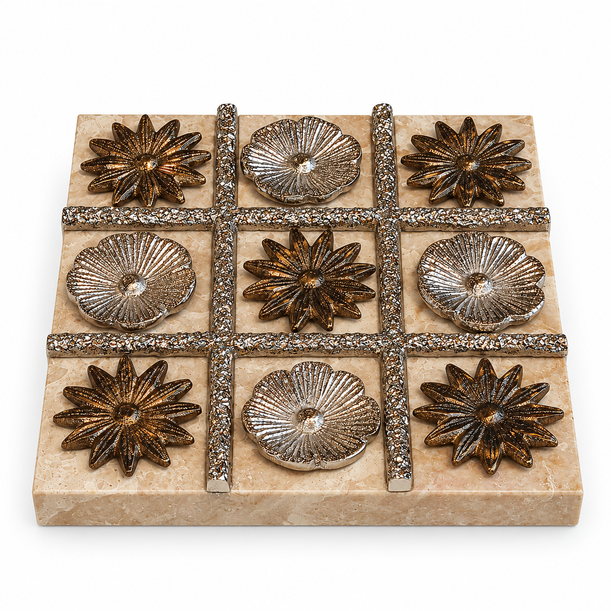 Dekoratif Çiçekli Obje 23x23cm