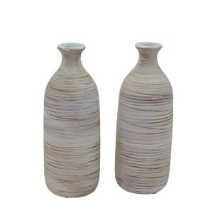 2li Set Seramik Vazo 10x27cm