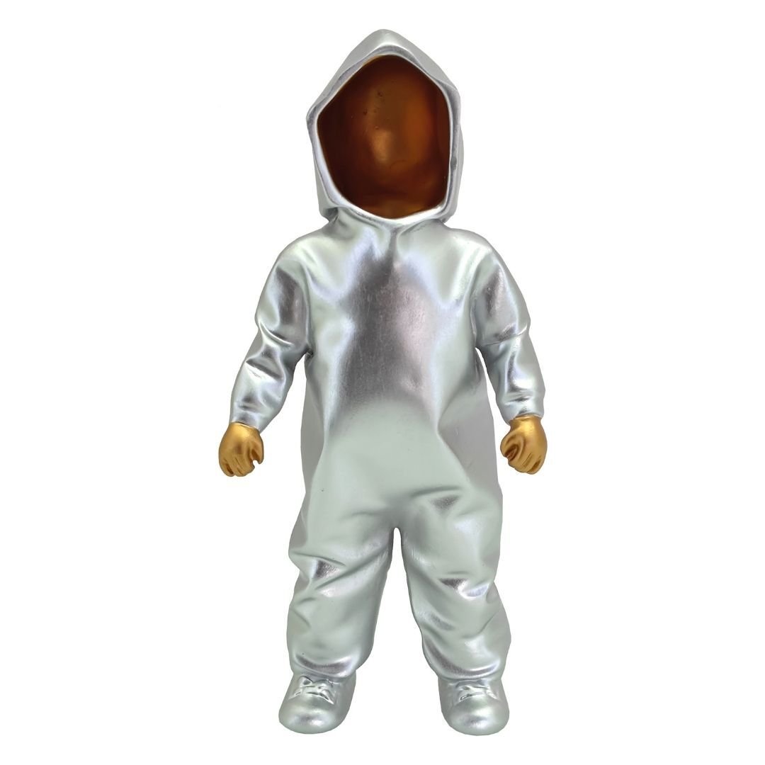 Ancona Soyut Adam Gümüş 13x29cm