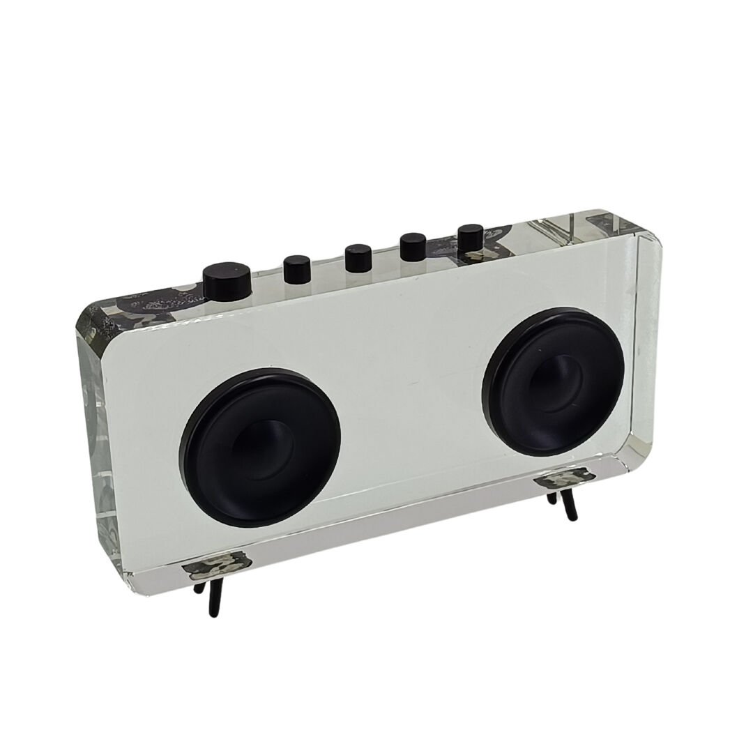 Kristal Radyo Obje 16x26cm