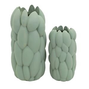 2li Set Vazo 13x29cm Yeşil