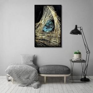 Epoksi Soyut Tablo 75x115cm