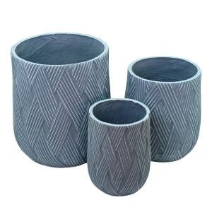 3lü Set Saksı 45x50cm