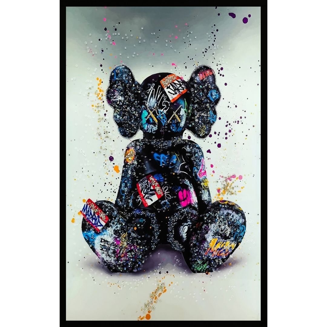 Epoksi Kaws Tablo 75x115cm