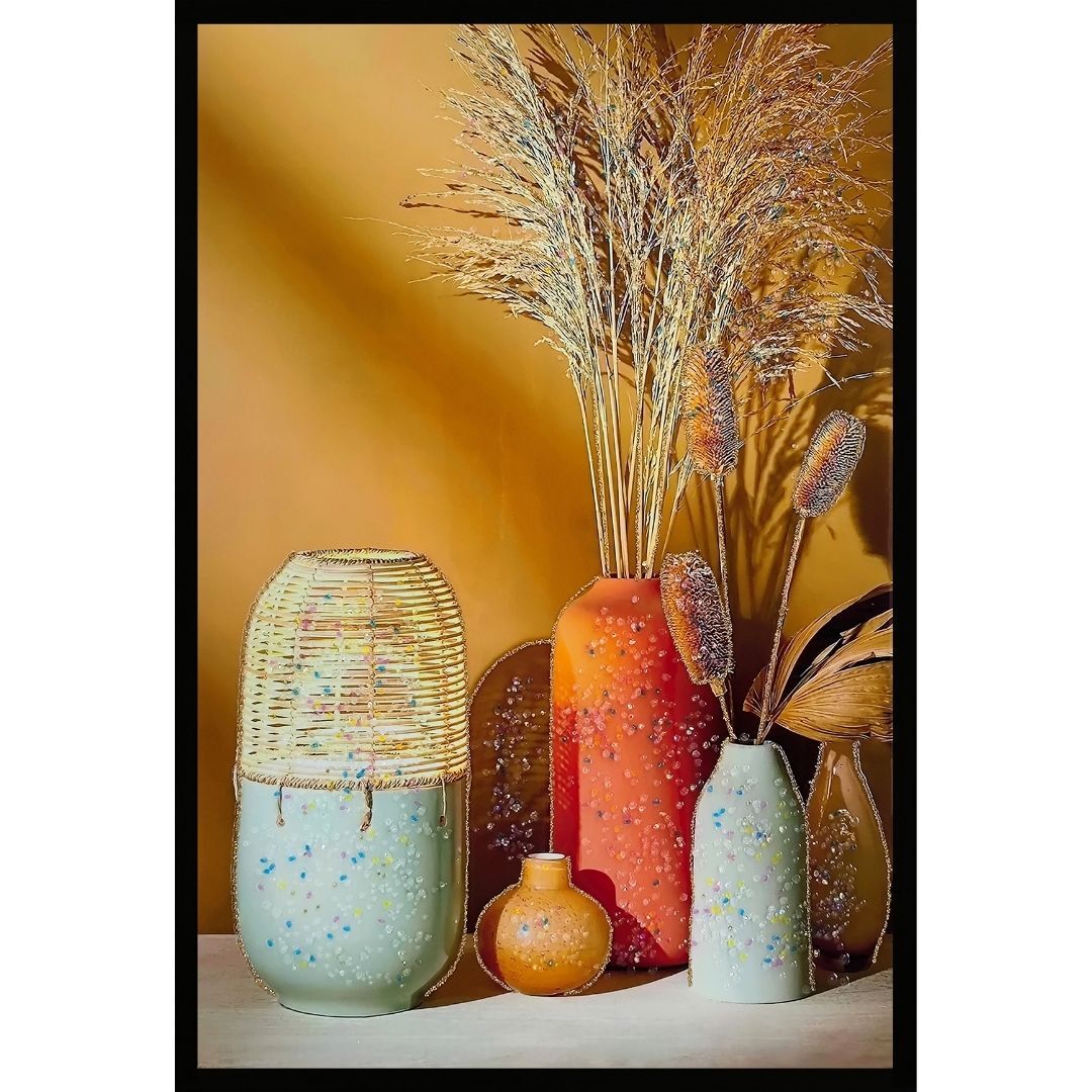 Epoksi Vazolar Tablo 85x125cm