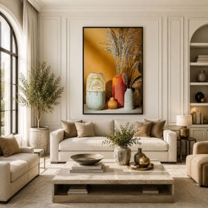 Epoksi Vazolar Tablo 85x125cm