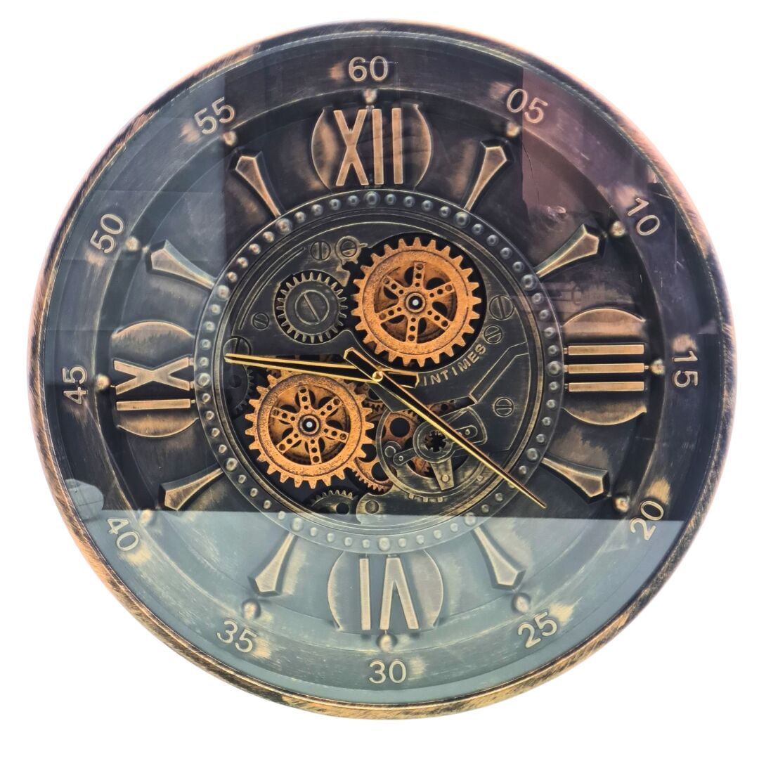 Çarklı Duvar Saati 60cm